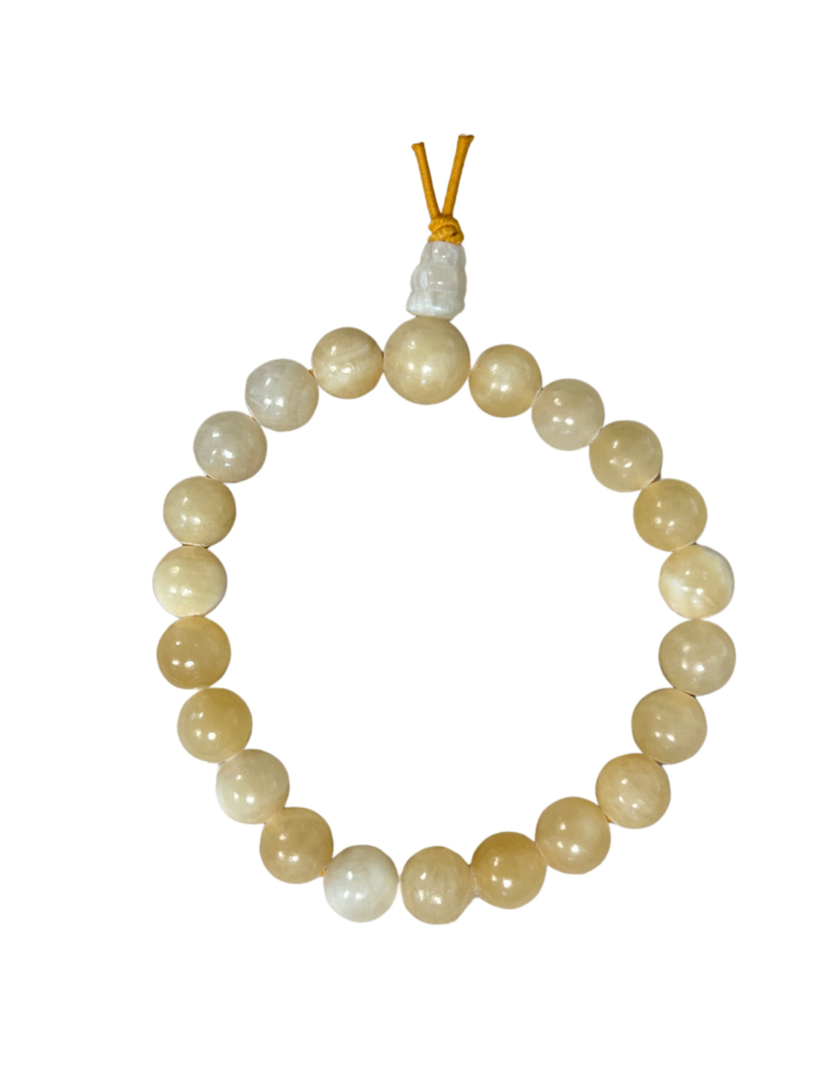 Calciet geel powerbead armband