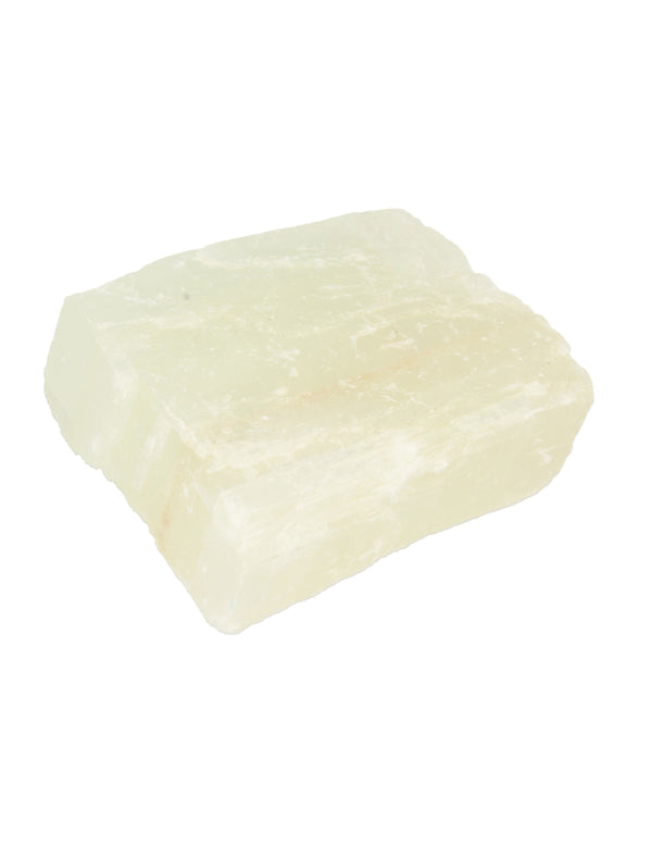 Calciet groen dubbelspaat ruwe edelsteen stuk 500-750 gram