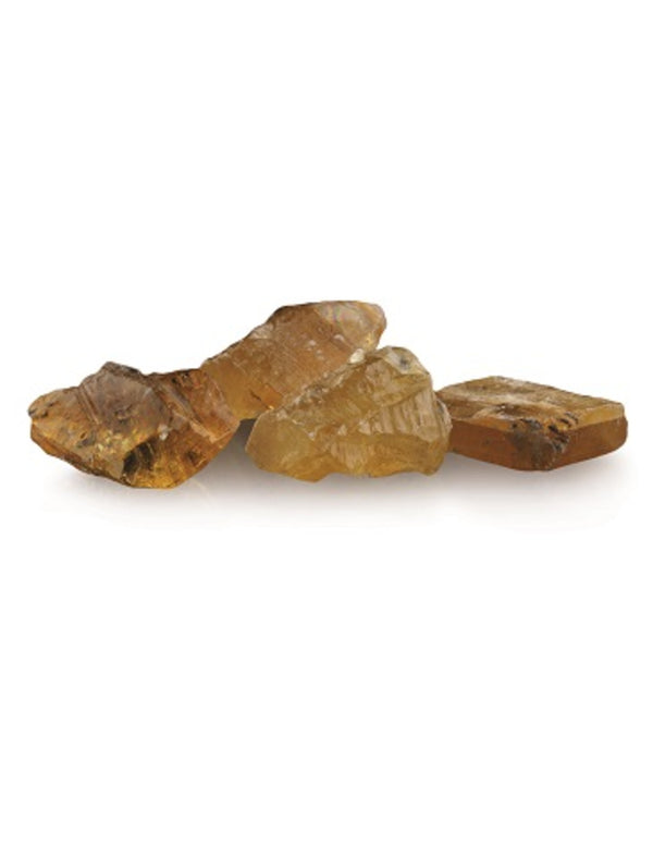 Calciet honing 250 gr. ruwe edelsteen brokjes