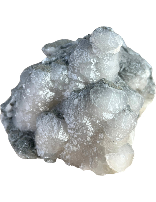 Calciet met Pyriet ruwe edelsteen nr.02
