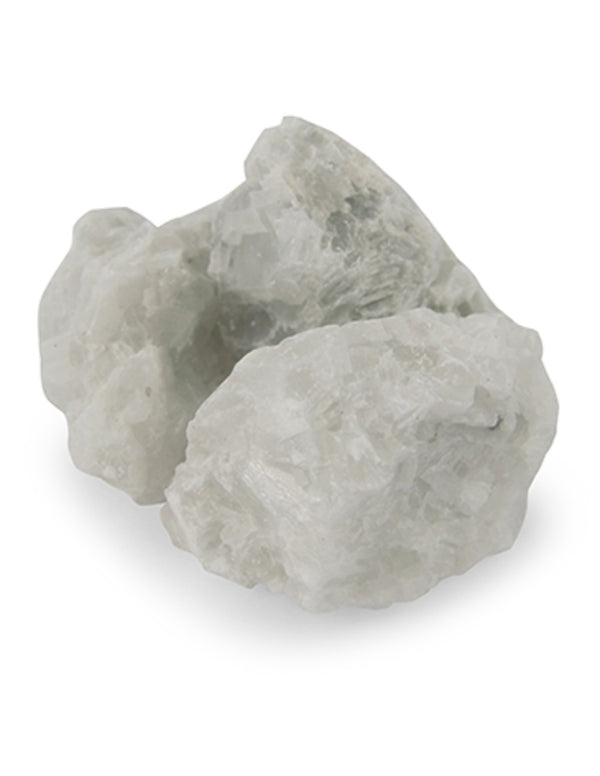 Calciet wit Brazilië 250 gr. ruwe edelsteen brokjes