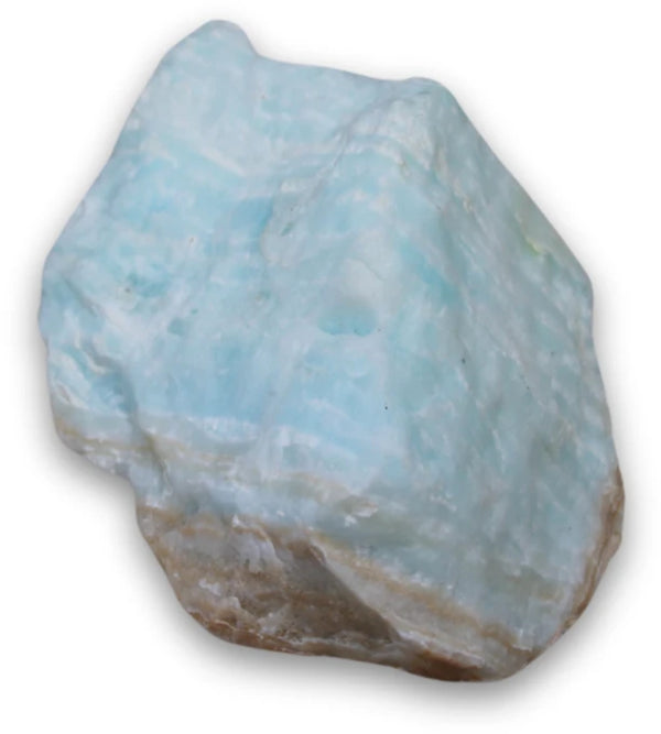 Caribbean blue Calciet ruwe edelsteen nr.04