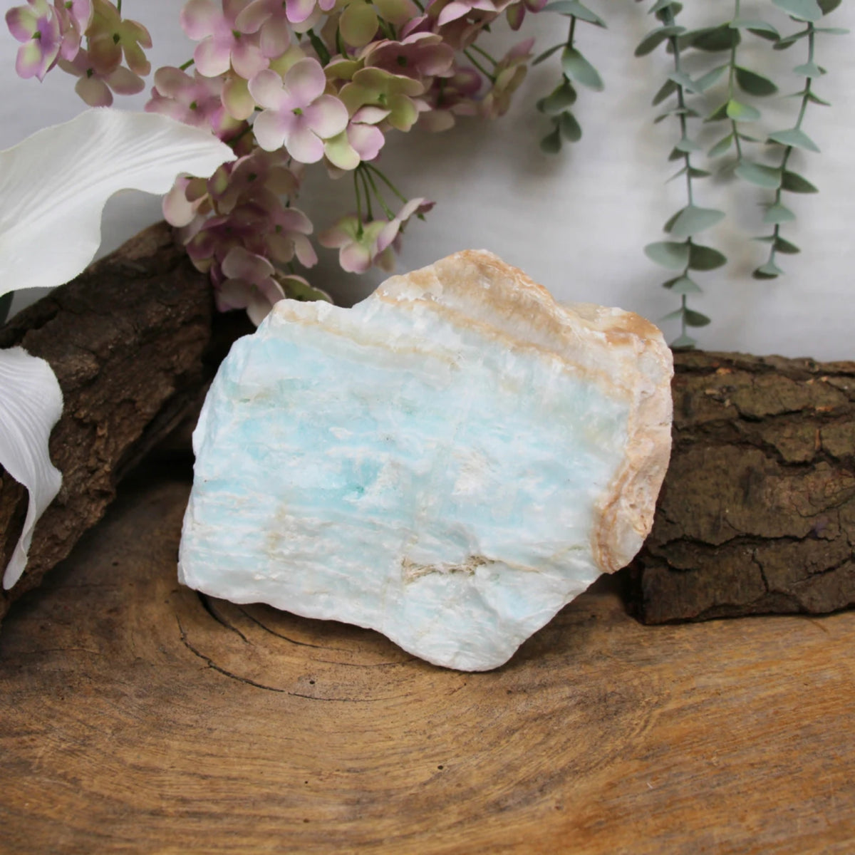 Caribbean blue Calciet ruw nr.04
