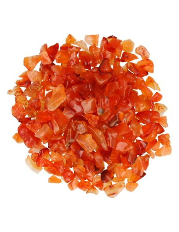 Carneool 100 gr. edelsteen trommelstenen (mt1)
