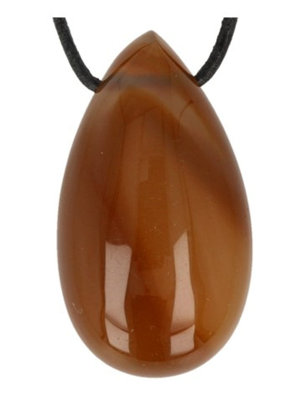 Carneool edelsteen druppel hanger
