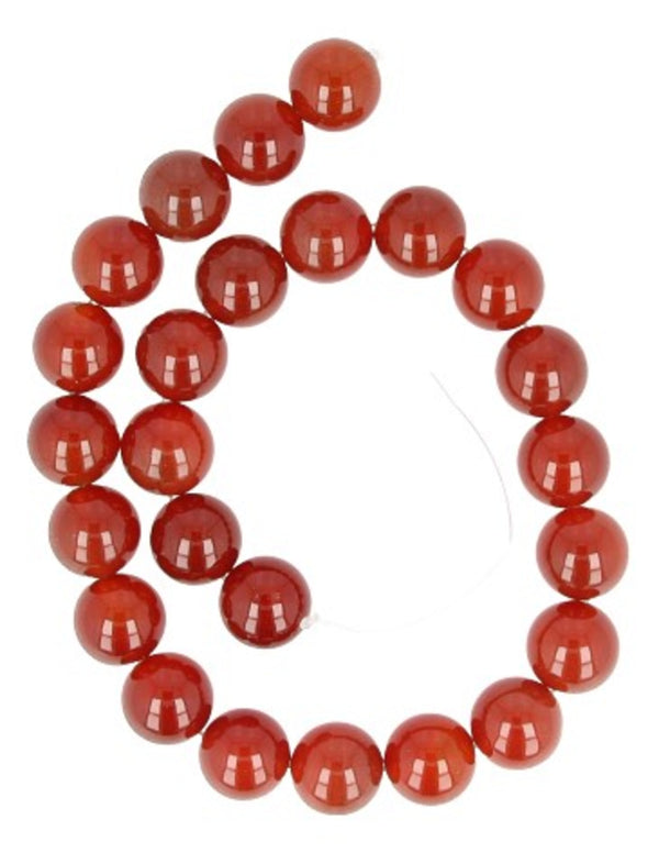 Carneool edelsteen kralen streng 16 mm