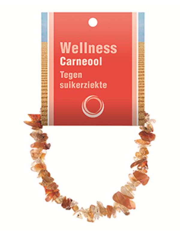 Carneool edelsteen splitarmband