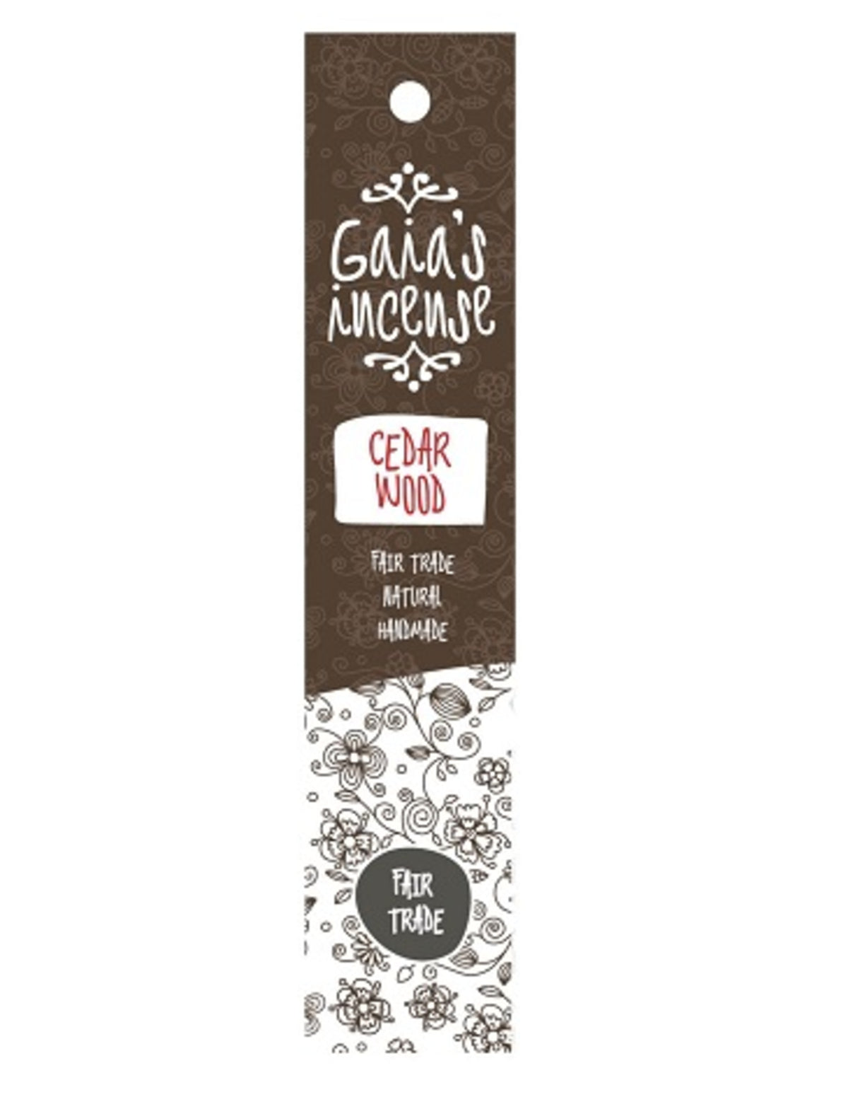 Cedar wood Gaia's incense