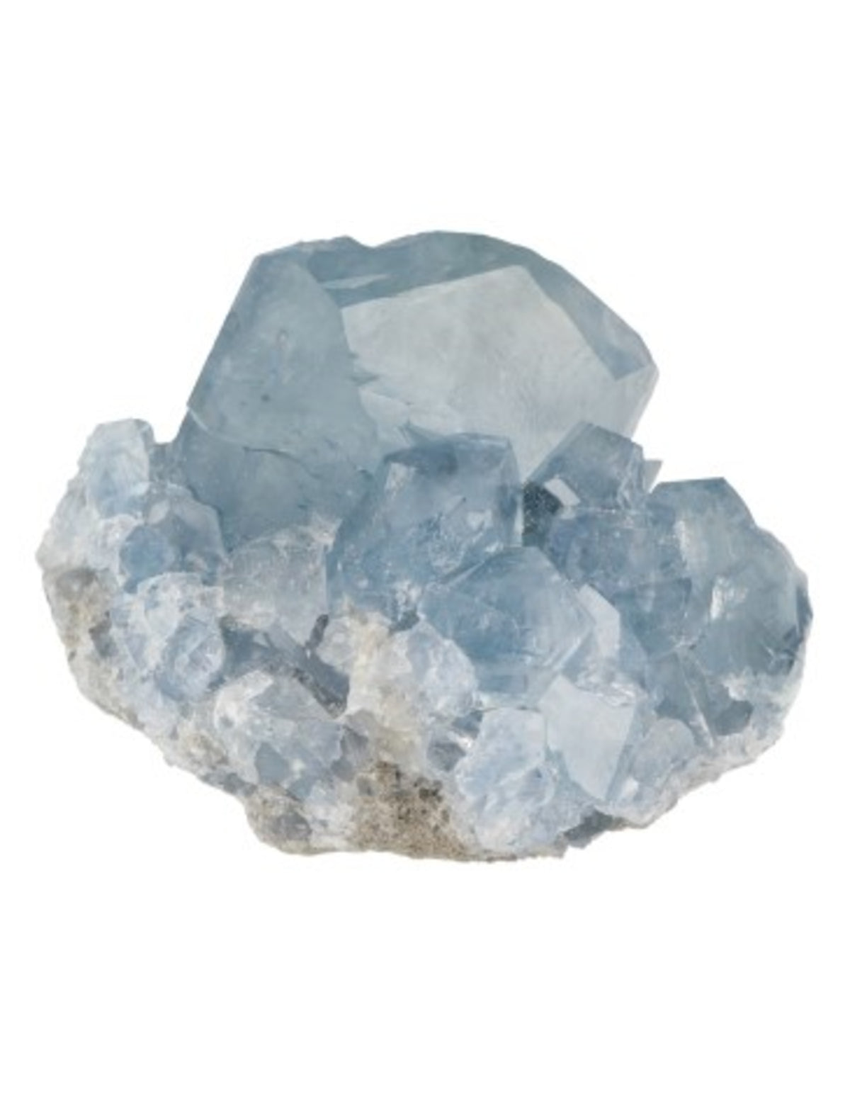 Celestien brokje ruw ca. 3-5 cm per stuk