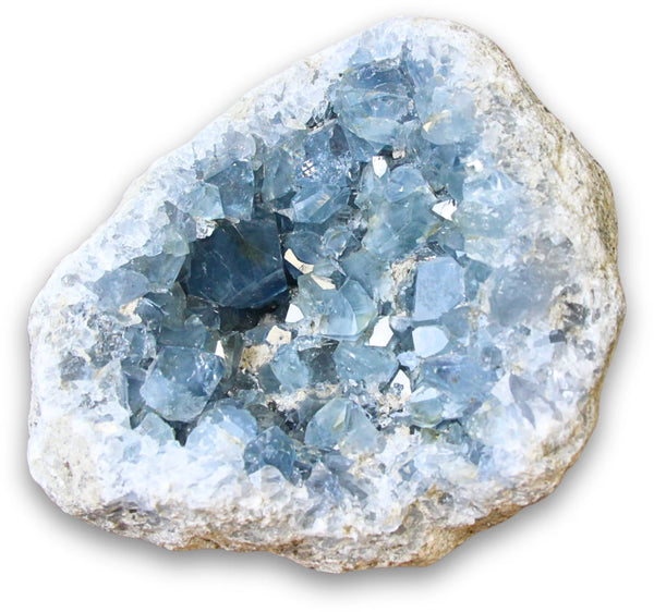 Celestien ruwe edelsteen AA nr.38