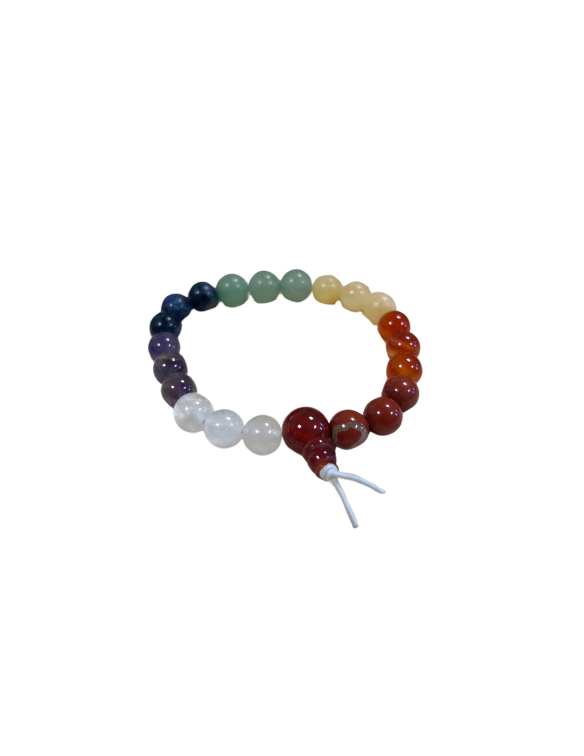 Chakra powerbead armband + kaart