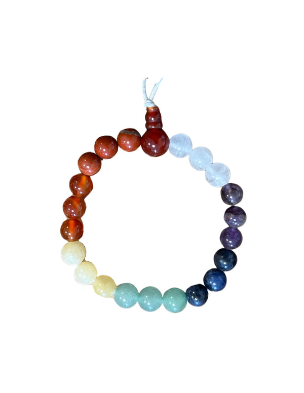 Chakra edelsteen kraalarmband