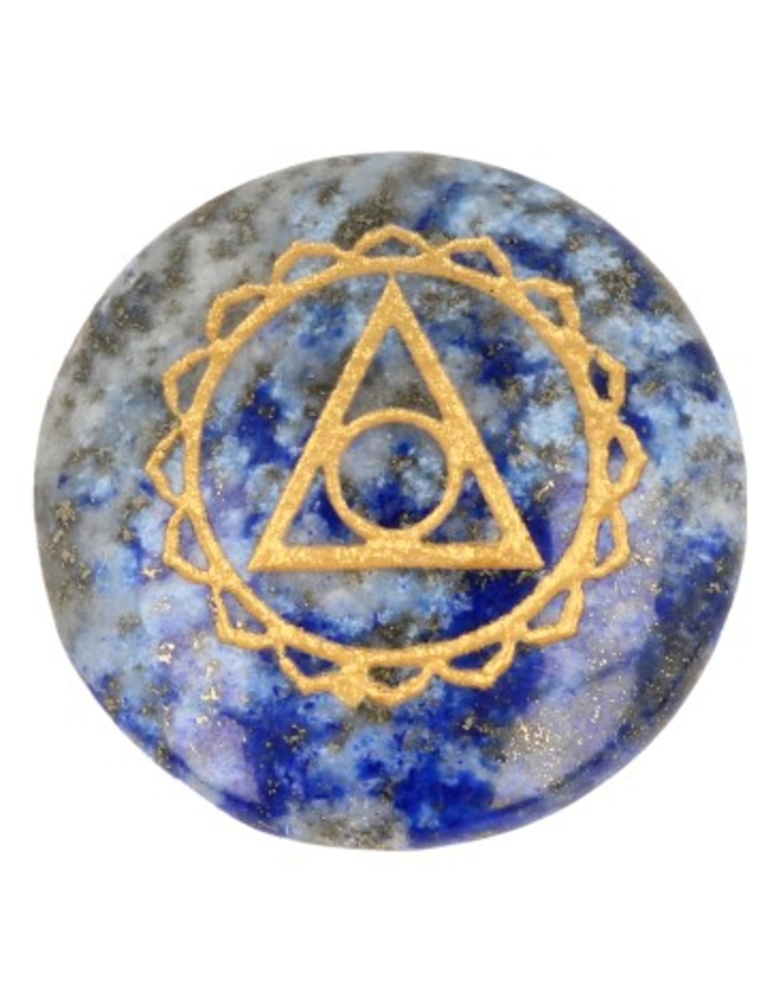 Chakra schijfstenen set in chakrabuidel
