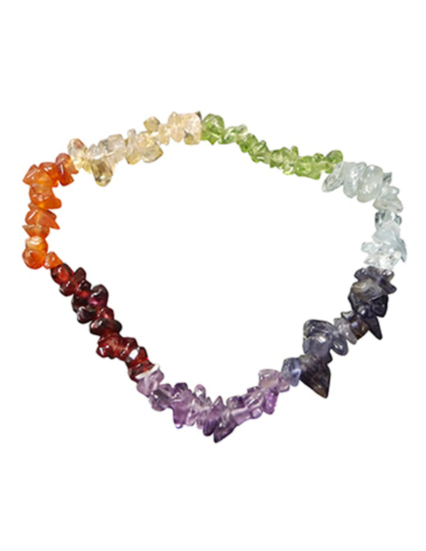 Chakra edelsteen splitarmband