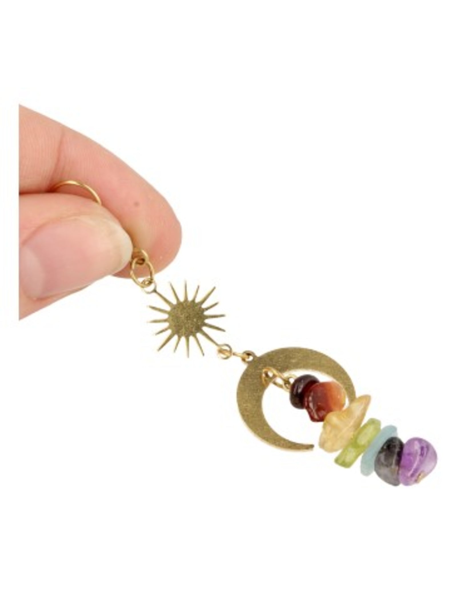 Chakra Star&Moon oorbellen