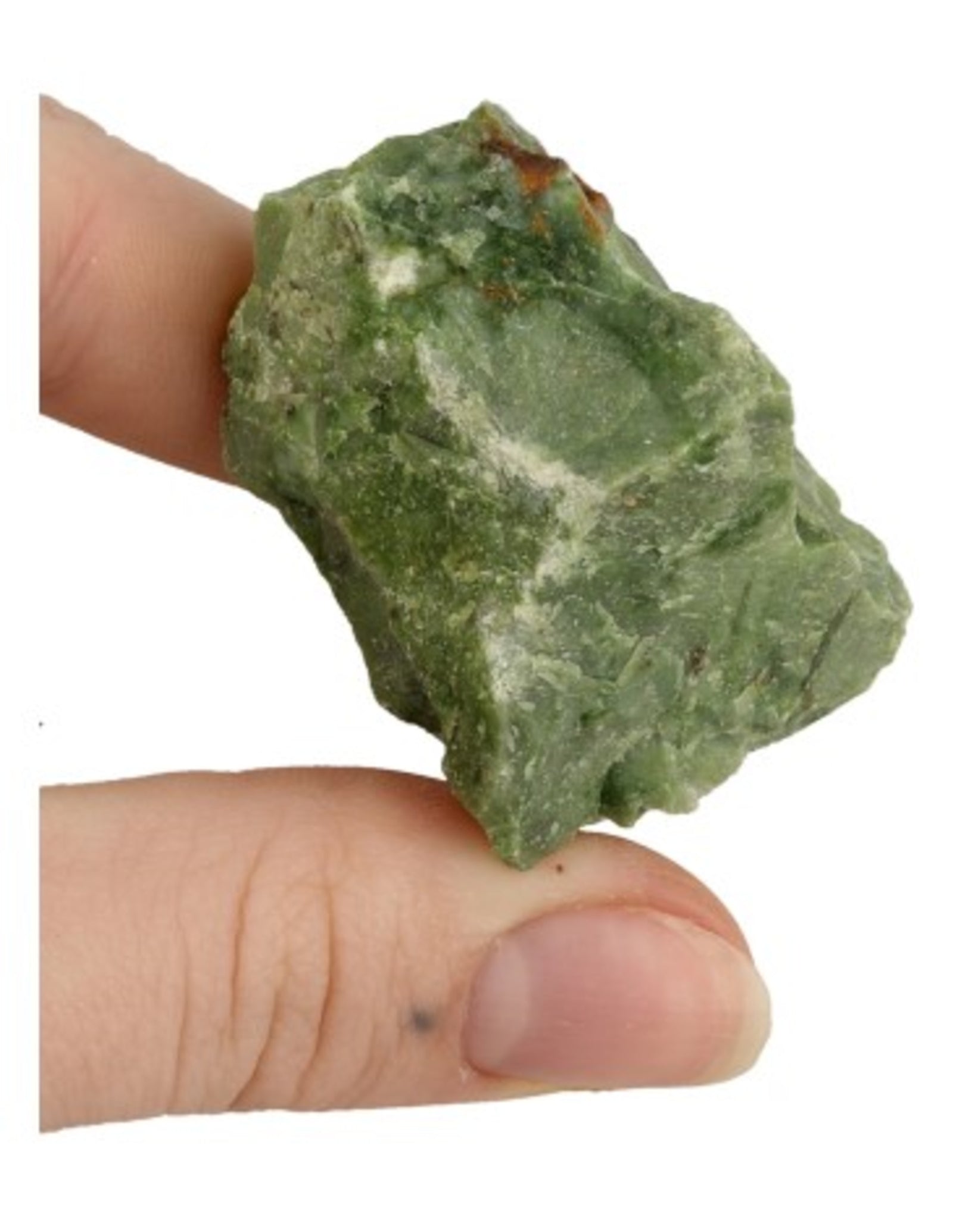 Chrysopraas 250 gr. ruwe brokjes