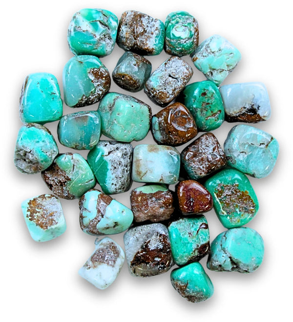 Chrysopraas 500 gr. edelsteen trommelstenen (mt3)