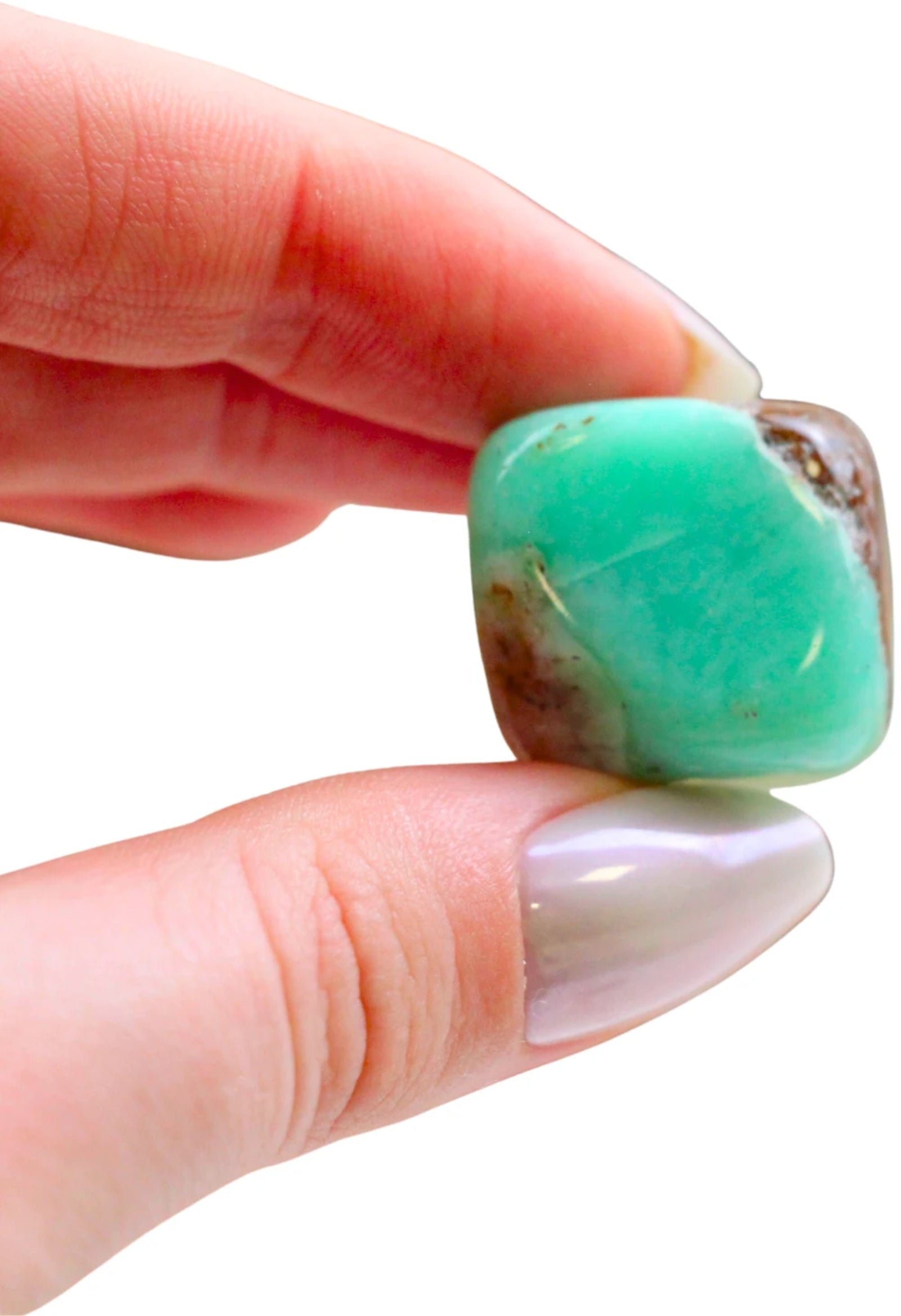 Chrysopraas 500 gr. trommelstenen (mt3)