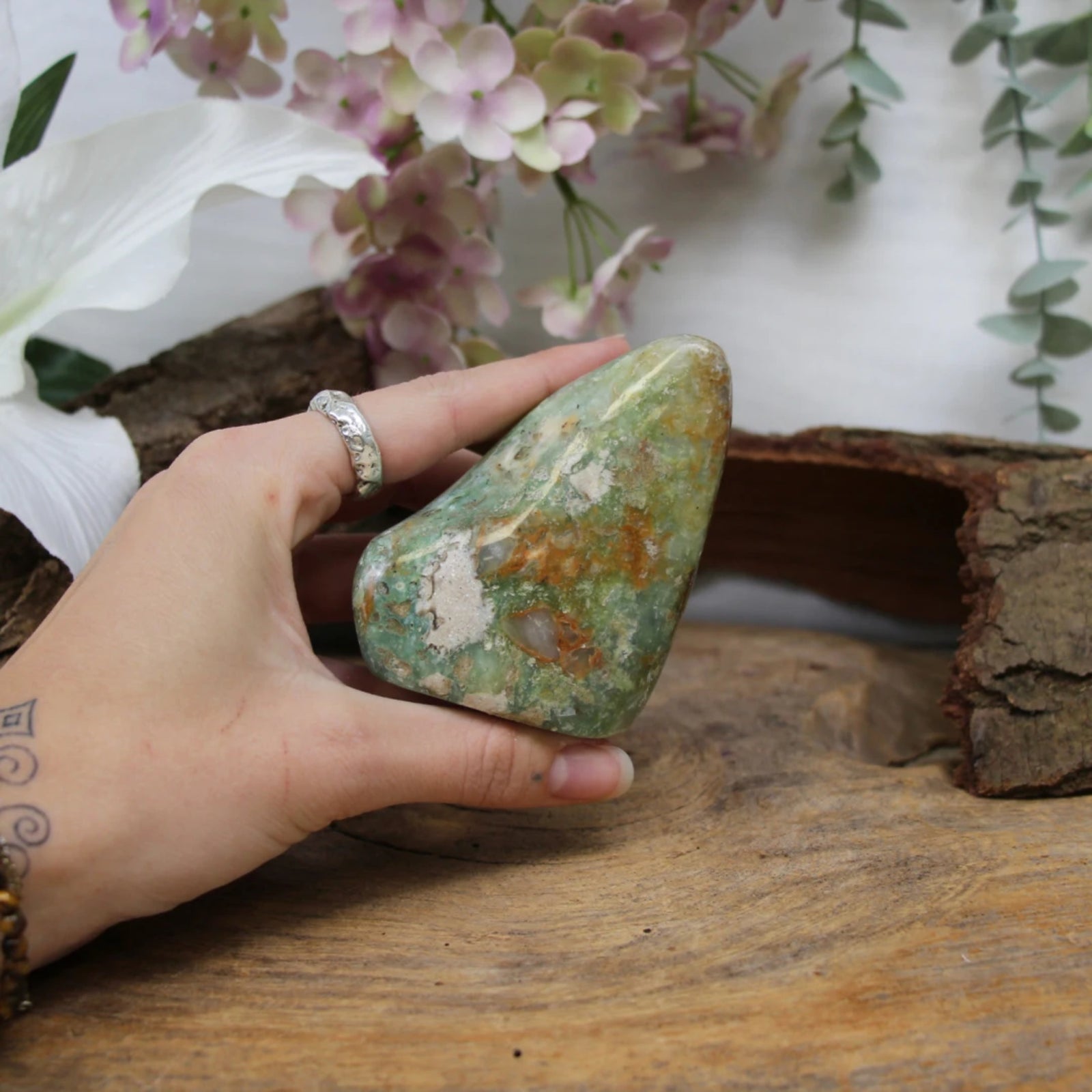 Chrysopraas sculptuur nr.30