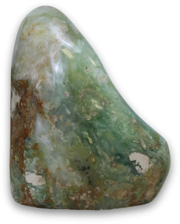 Chrysopraas edelsteen sculptuur nr.30