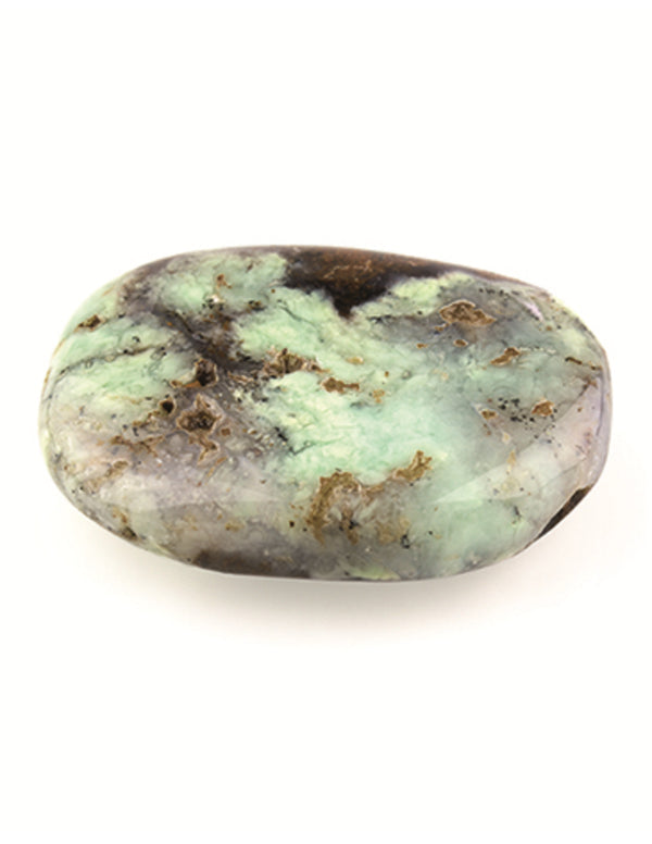 Chrysopraas edelsteen zaksteen