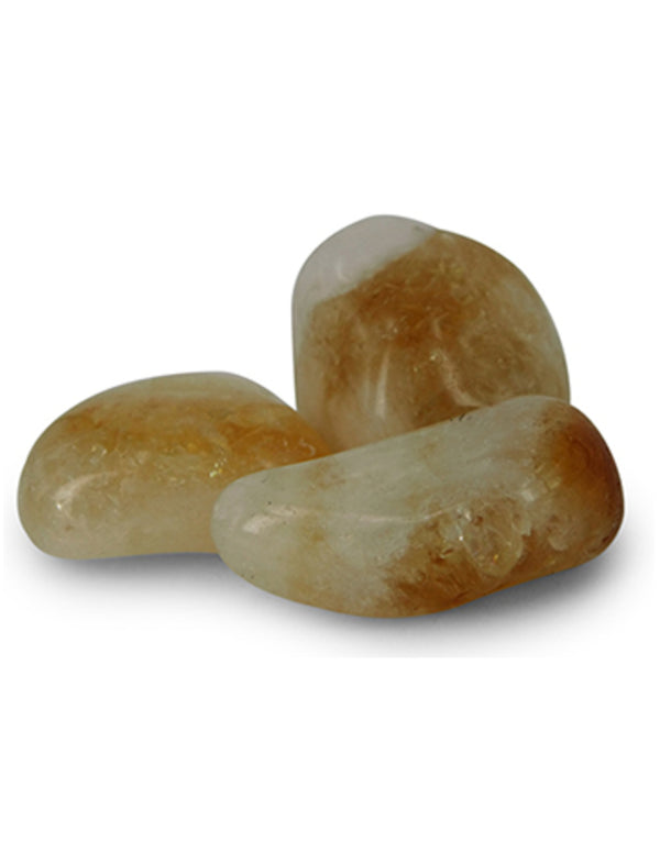 Citrien edelsteen trommelstenen AB (verhit) (mt2-3), p/kg