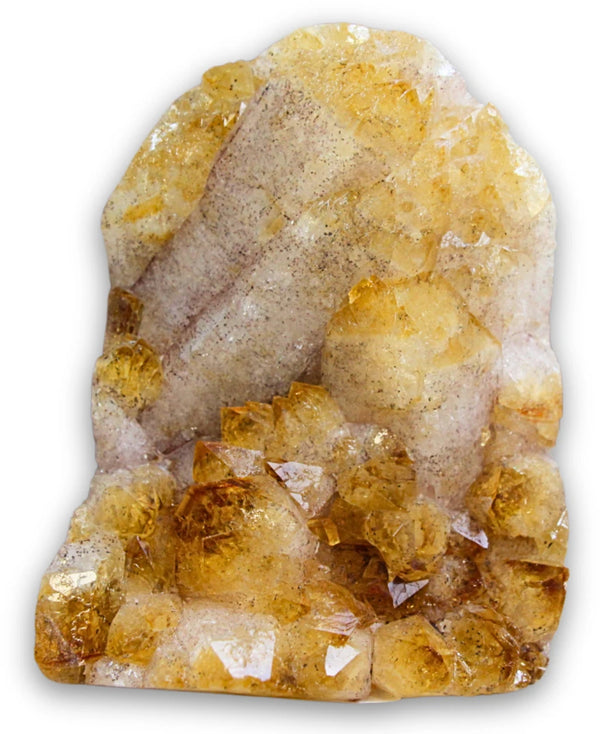 Citrien (verhit) ruwe edelsteen cut base nr.17