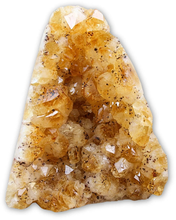 Citrien (verhit) ruwe edelsteen cut base nr.25