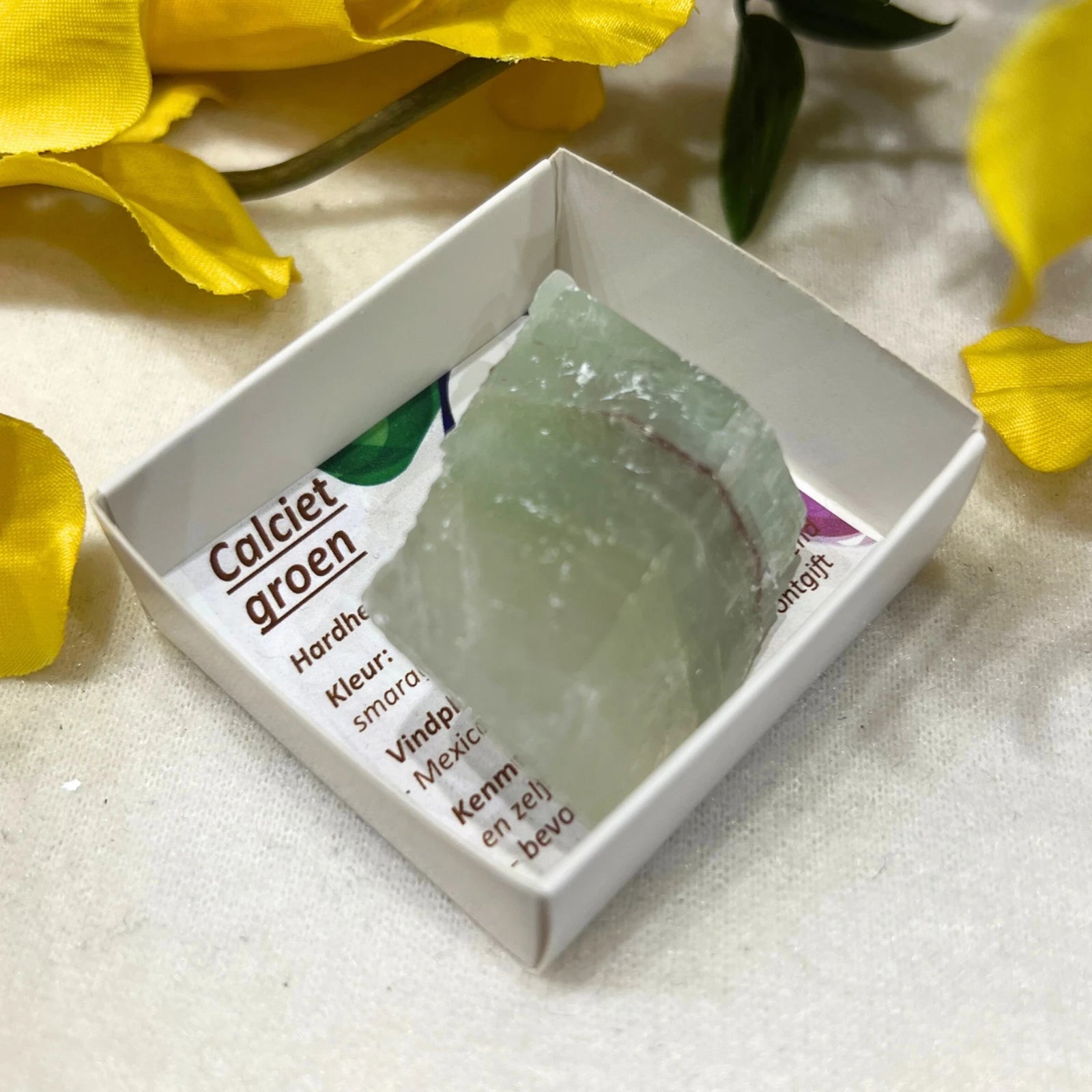 Doosje Calciet smaragd groen