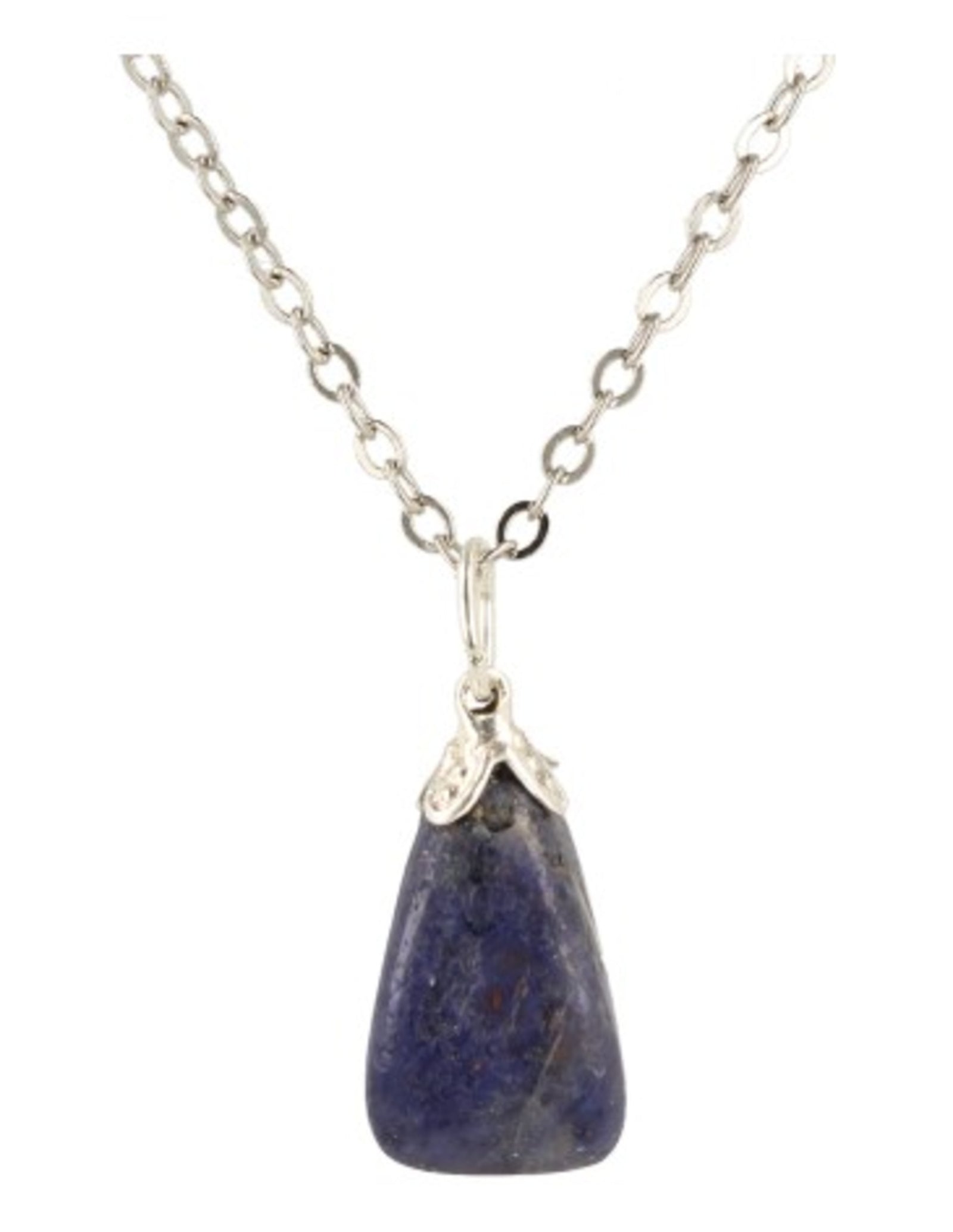 Dumortieriet edelsteen hanger