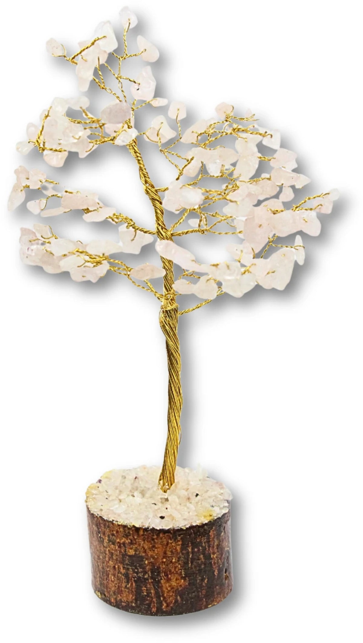 Edelsteen boompje Rozenkwarts ca. 18 cm