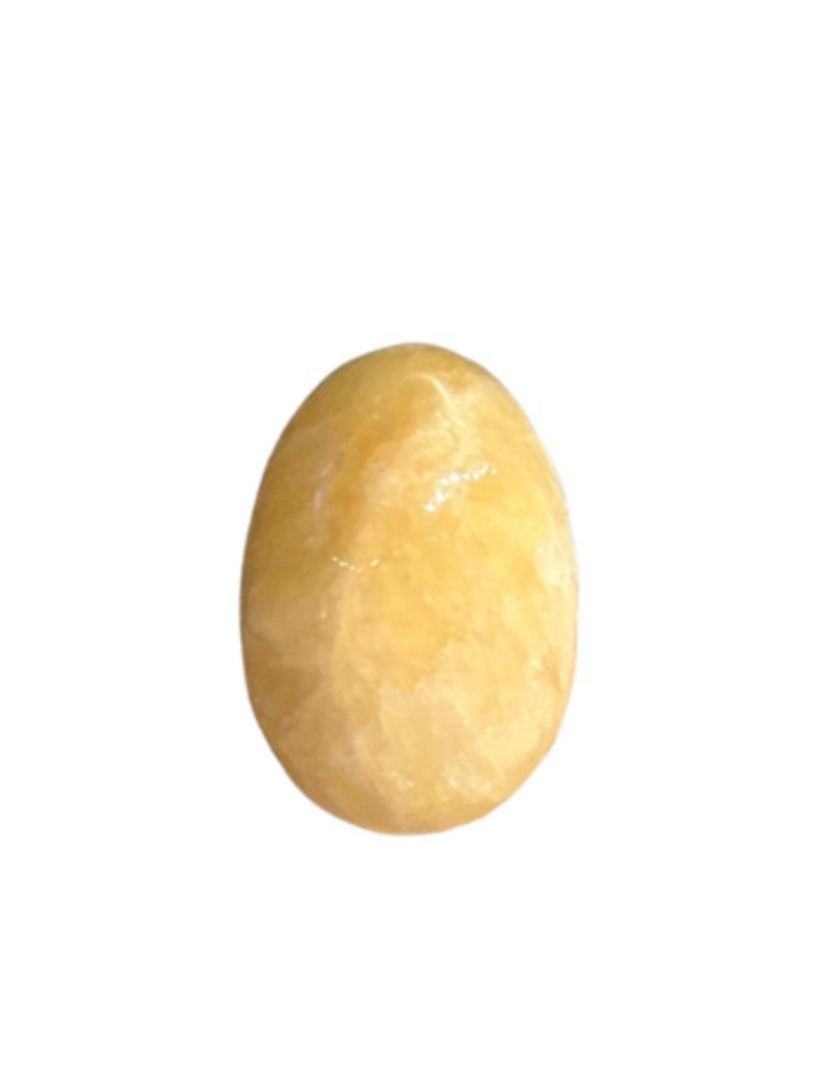 Edelsteen ei 30 mm Calciet geel