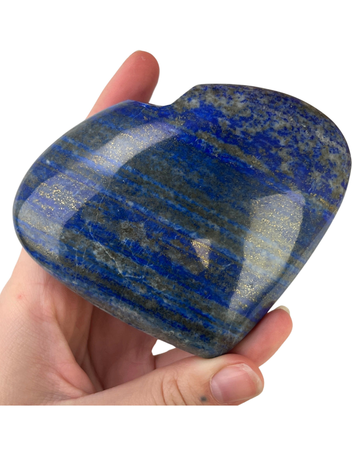 Edelsteen hart Lapis Lazuli nr.07