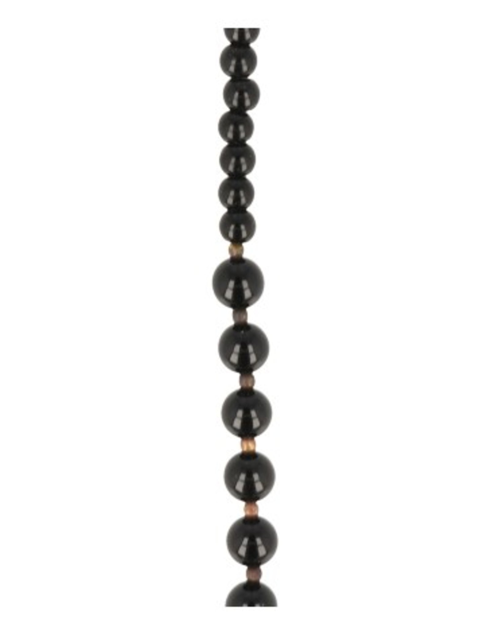 Edelsteen ketting Onyx met zwart