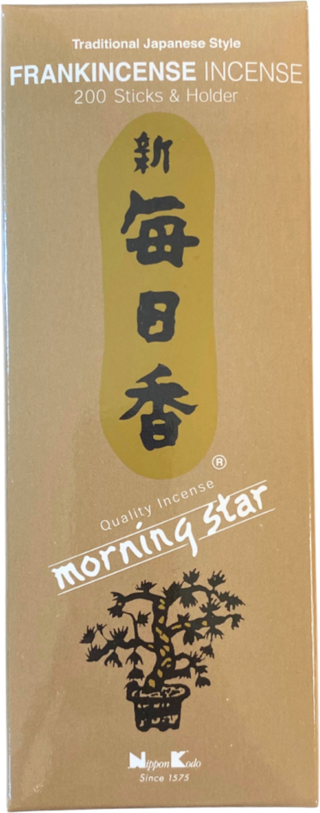 Frankincense - Nippon Kodo Morning Star - 200 wierookstokjes - XL-pack