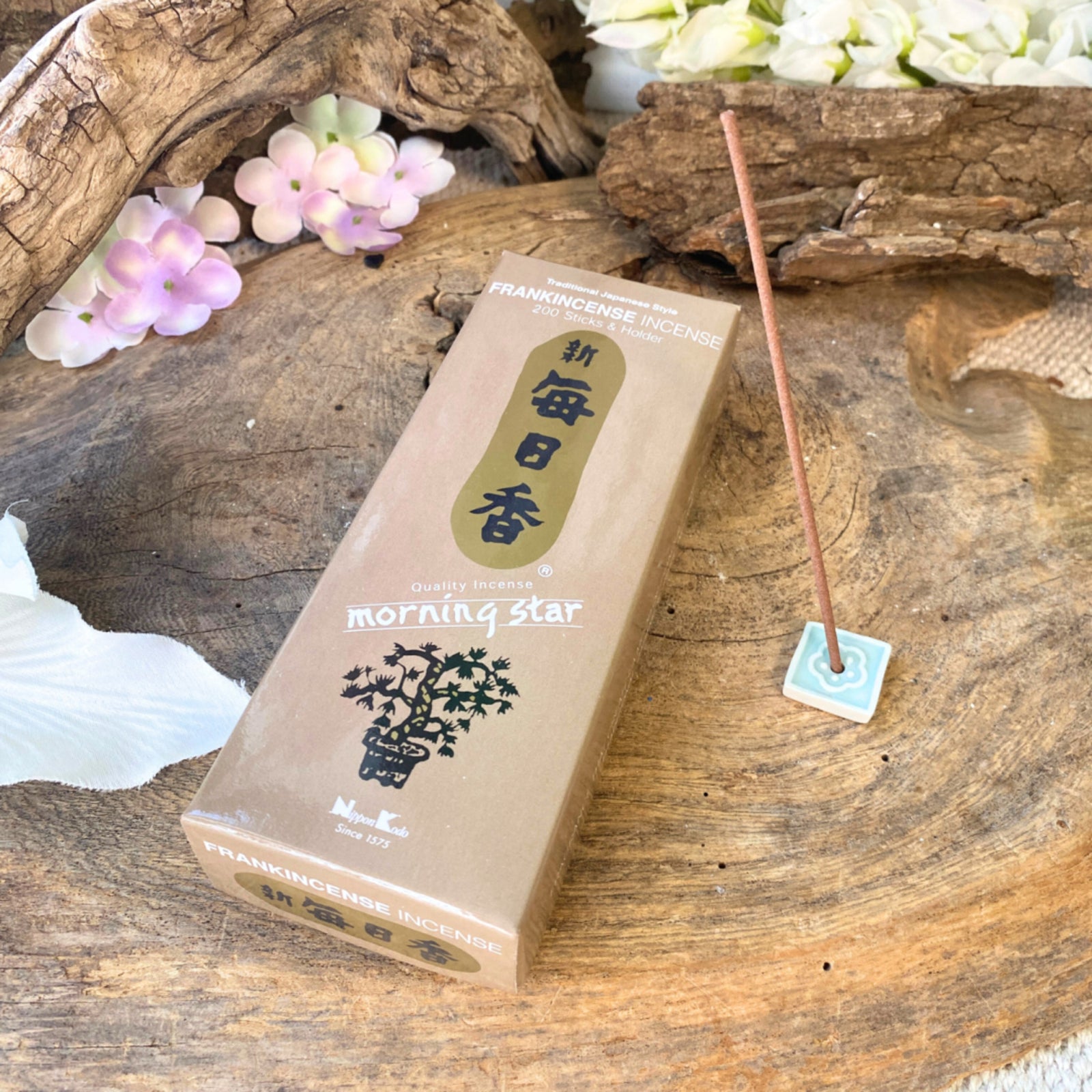 Frankincense - Nippon Kodo Morning Star - 200 wierookstokjes - XL-pack