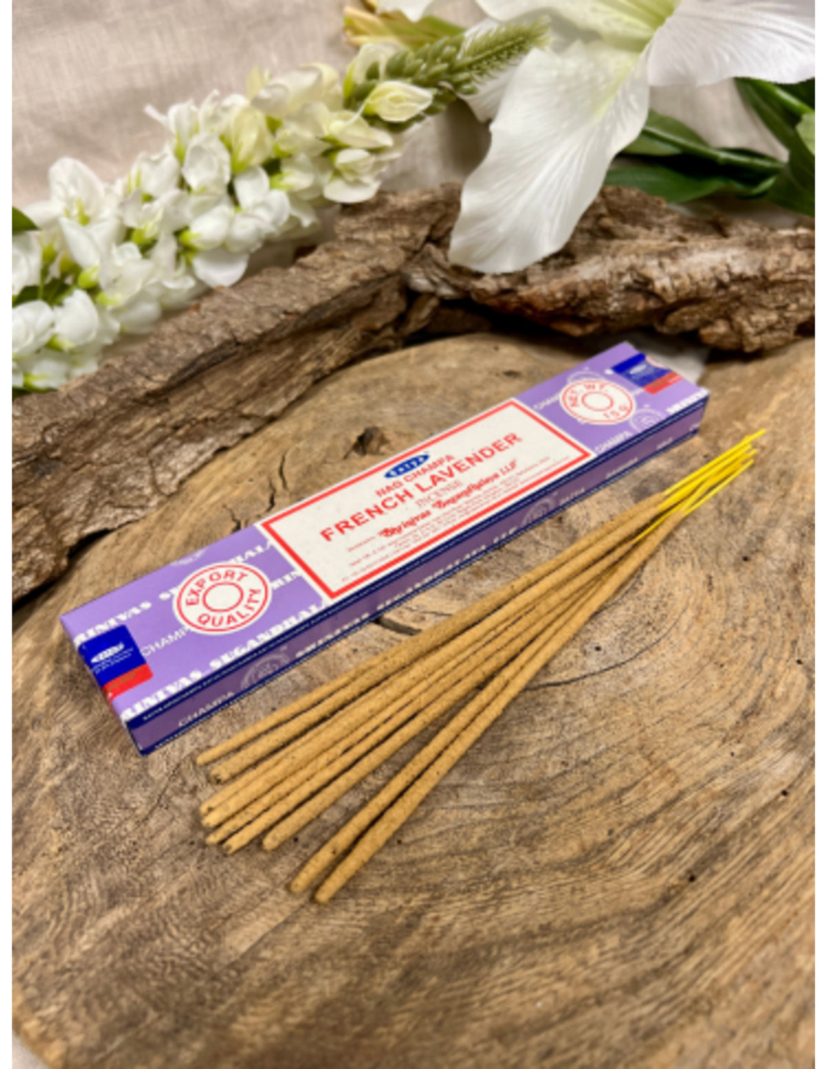 French Lavender wierook 15 grams Satya - doos van 12 st.