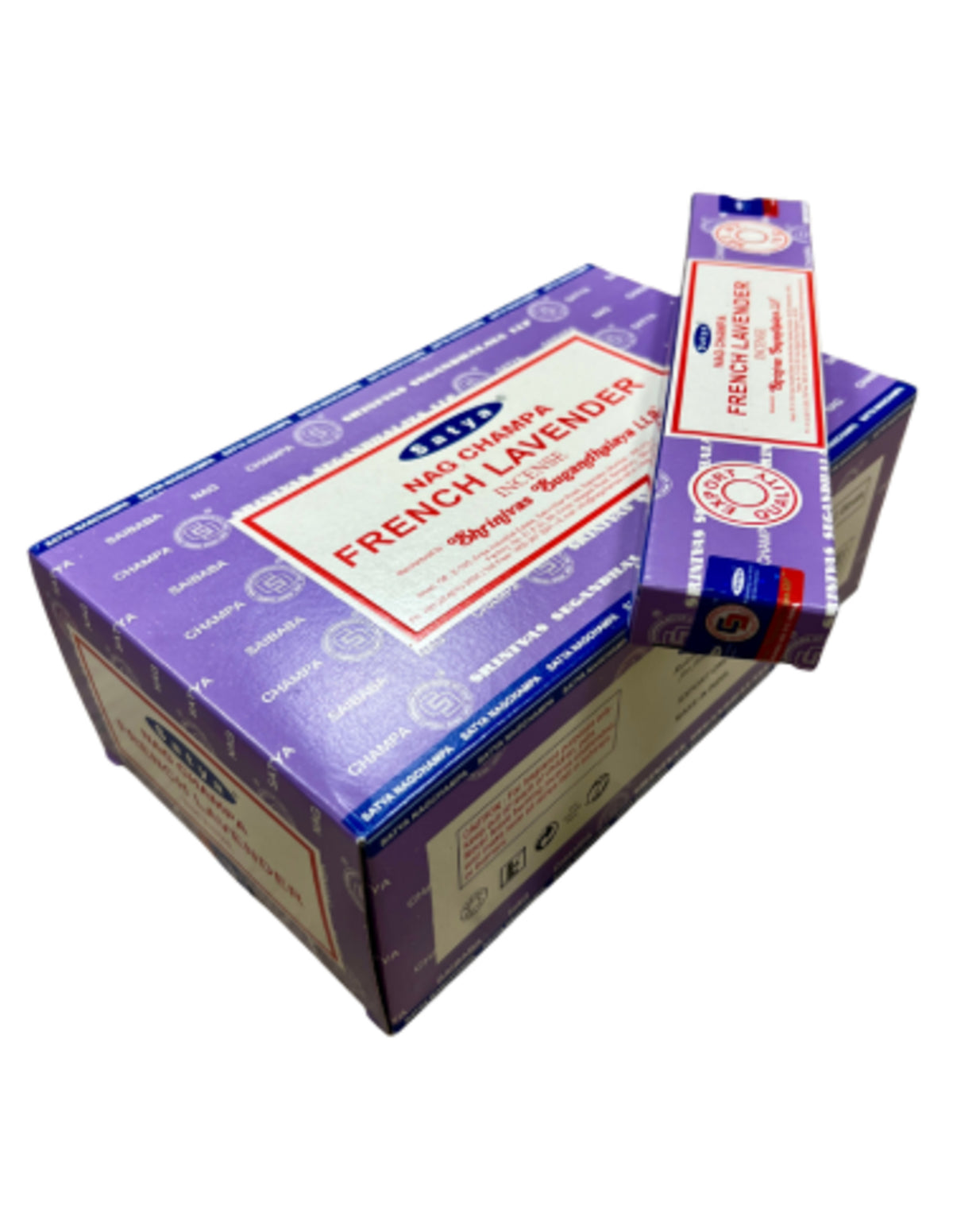 French Lavender wierook 15 grams Satya - doos van 12 st.