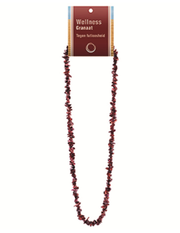 Granaat edelsteen splitketting