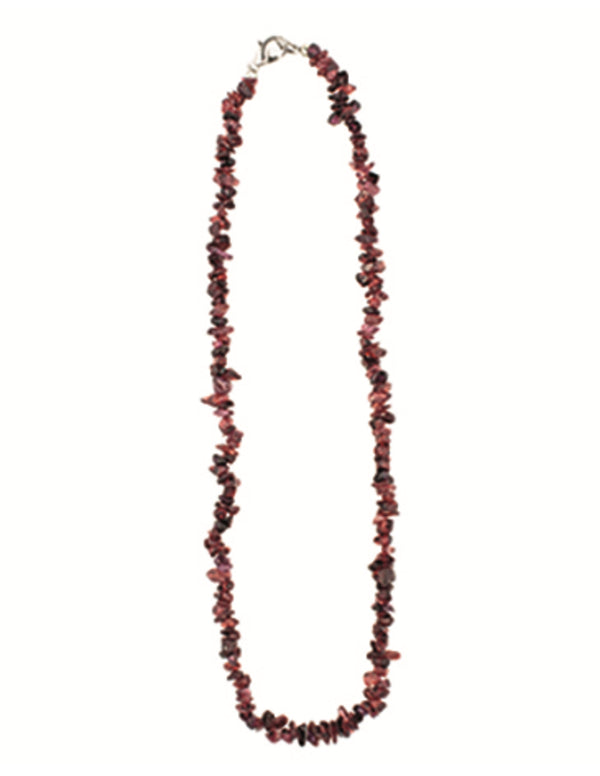 Granaat edelsteen splitketting
