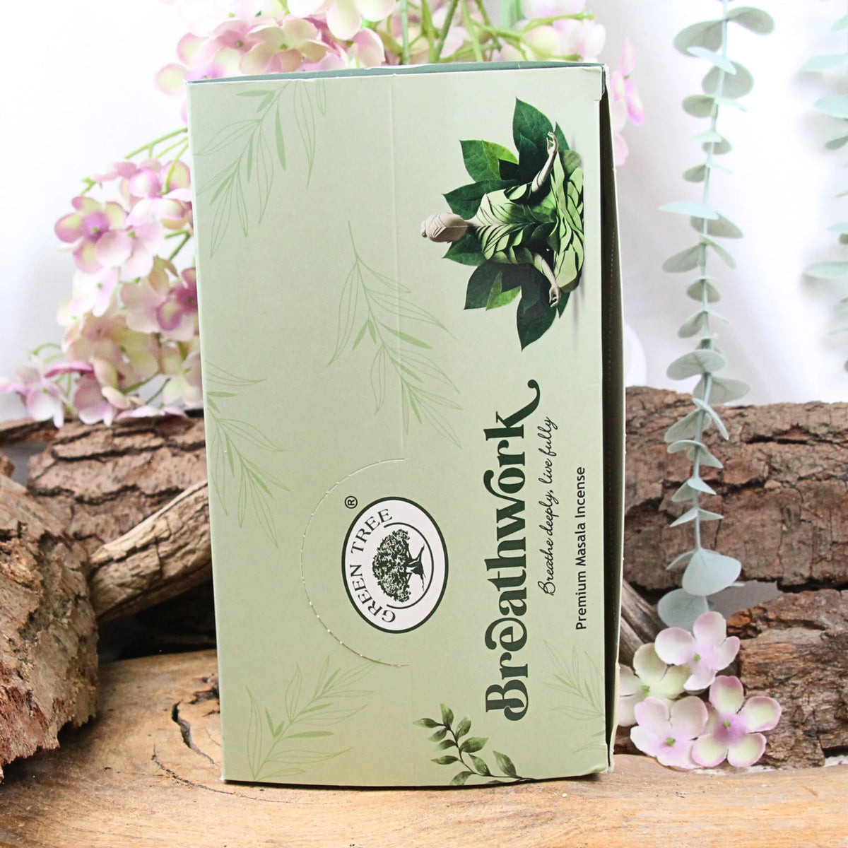 Green Tree Breathwork wierook 15 grams - doos van 12 st.