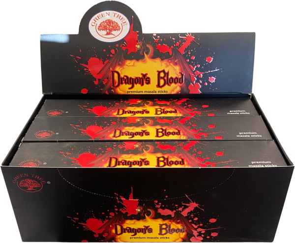 Green Tree Dragon's Blood wierook - doos van 12 st.