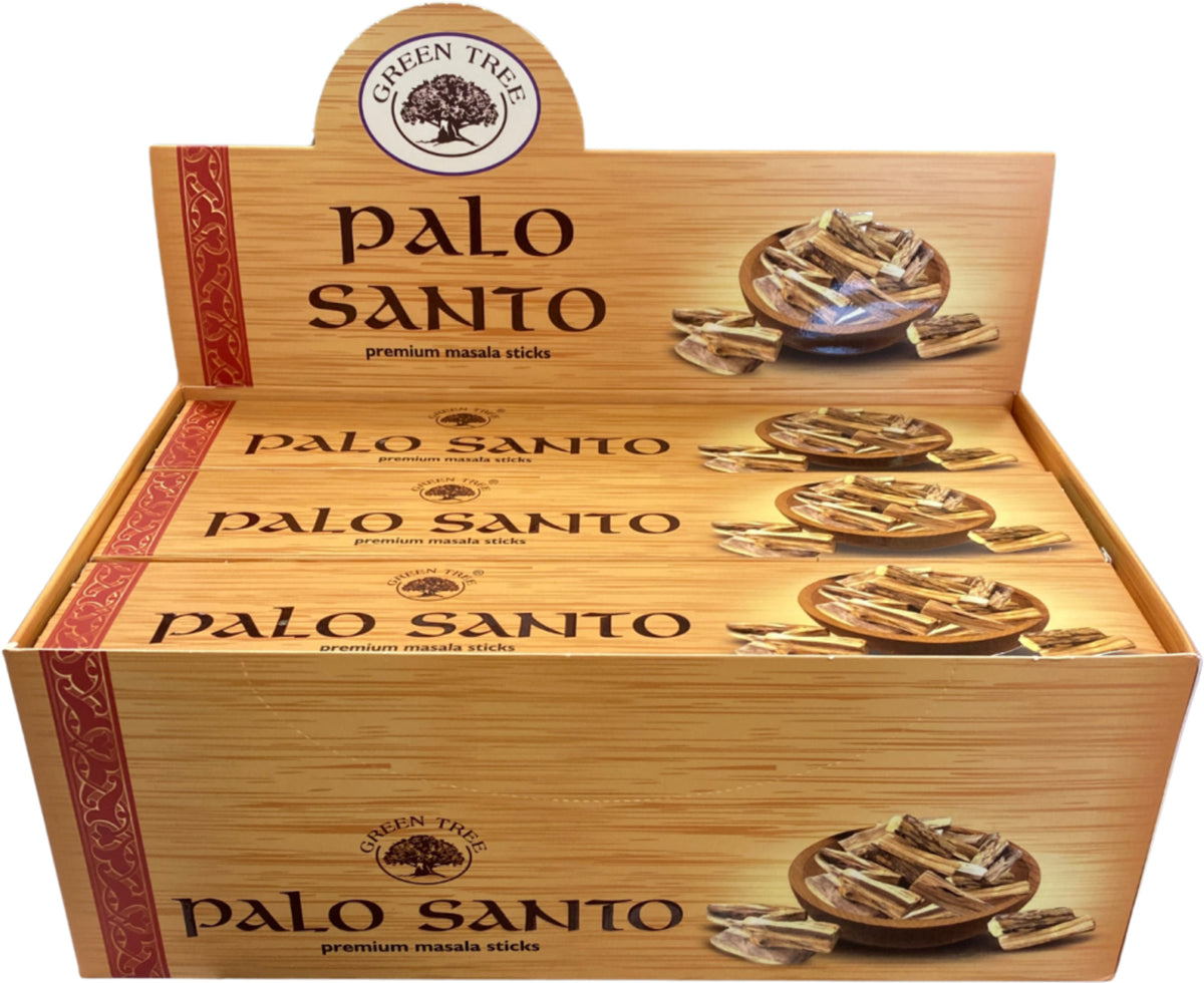 Green Tree Palo Santo Natural wierook 15 grams - doos van 12 st.