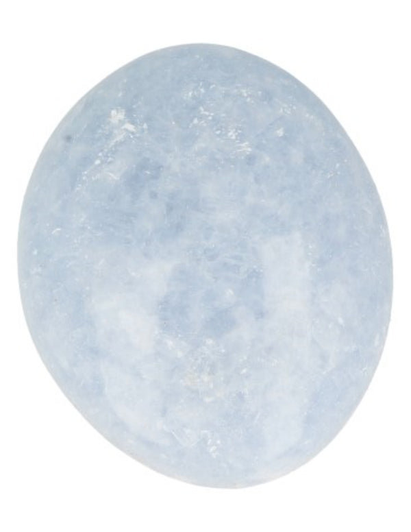 edelsteen handsteen Calciet blauw