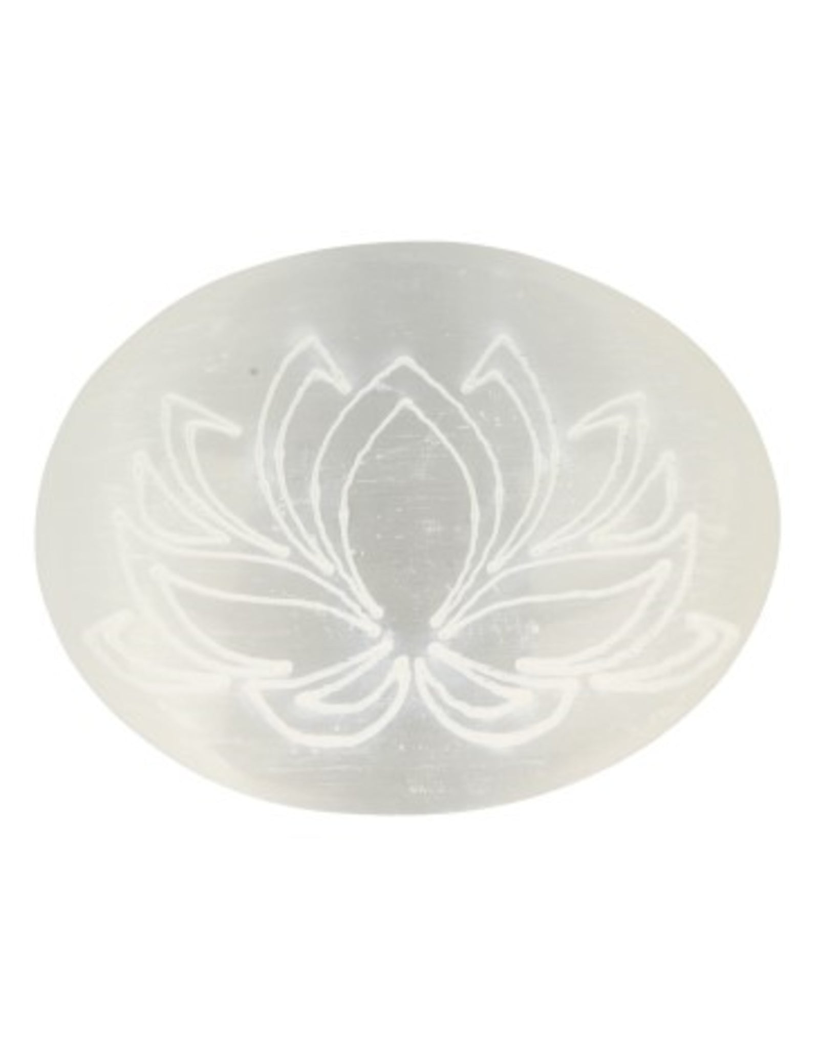 Handsteen Seleniet 6-7 cm lotus