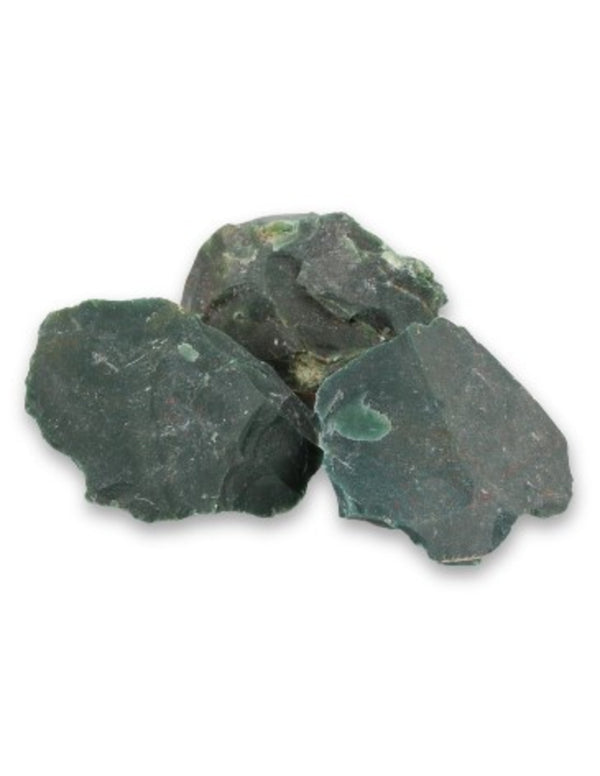 Heliotroop groen 250 gr. ruwe edelsteen brokjes