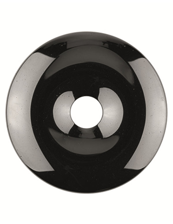 Hematiet edelsteen donut 40 mm Hanger