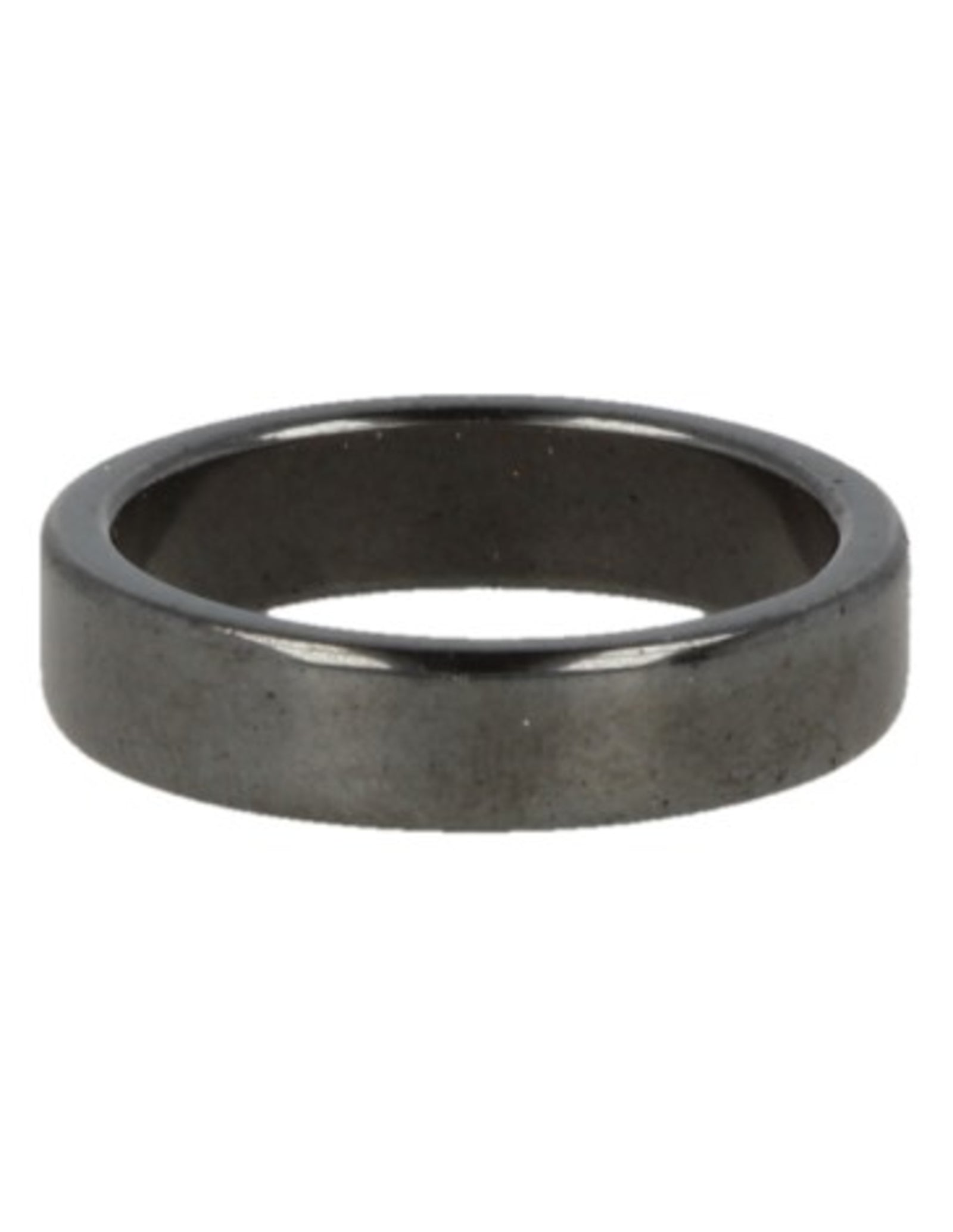 Hematiet edelsteen ring plat 5 mm - 20
