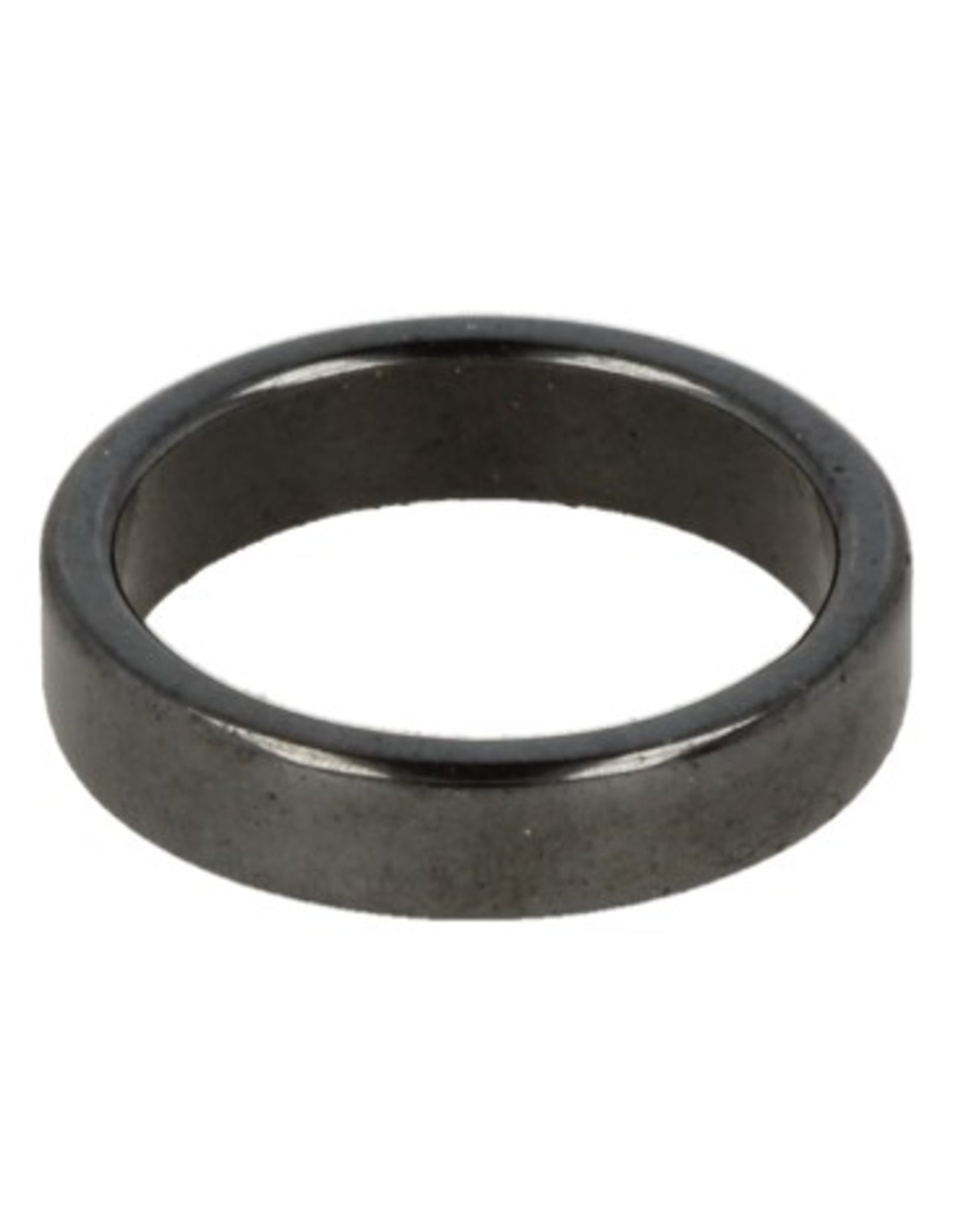 Hematiet edelsteen ring plat 5 mm - 20