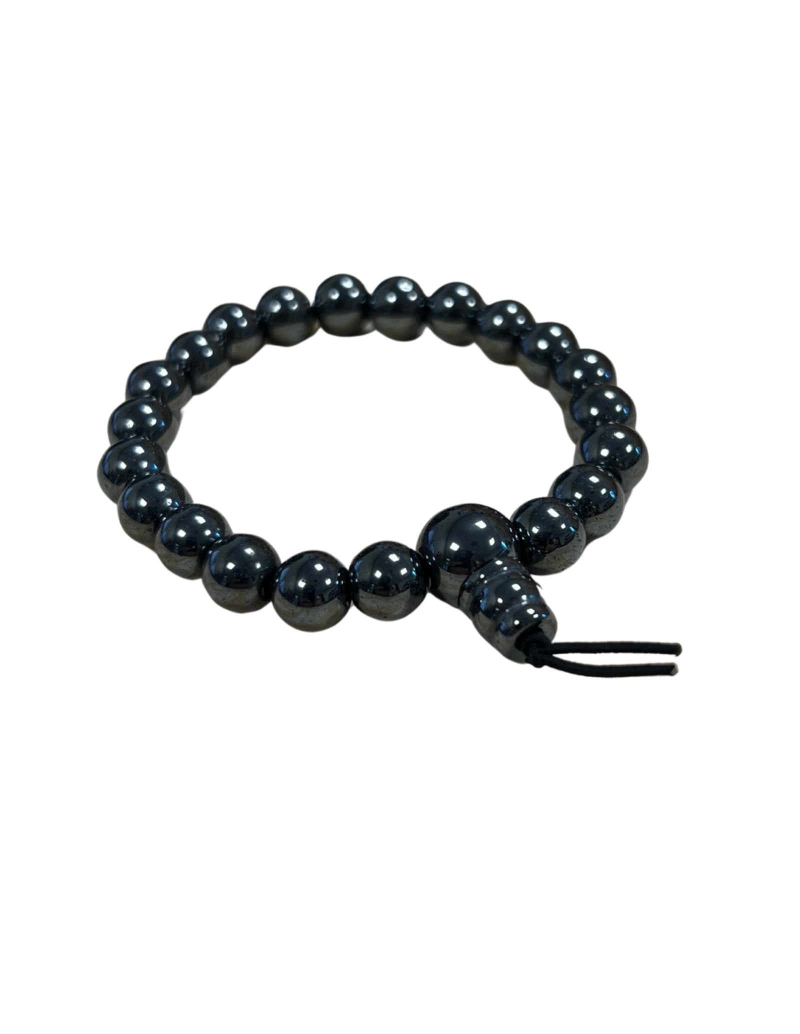 Hematiet powerbead armband + kaart